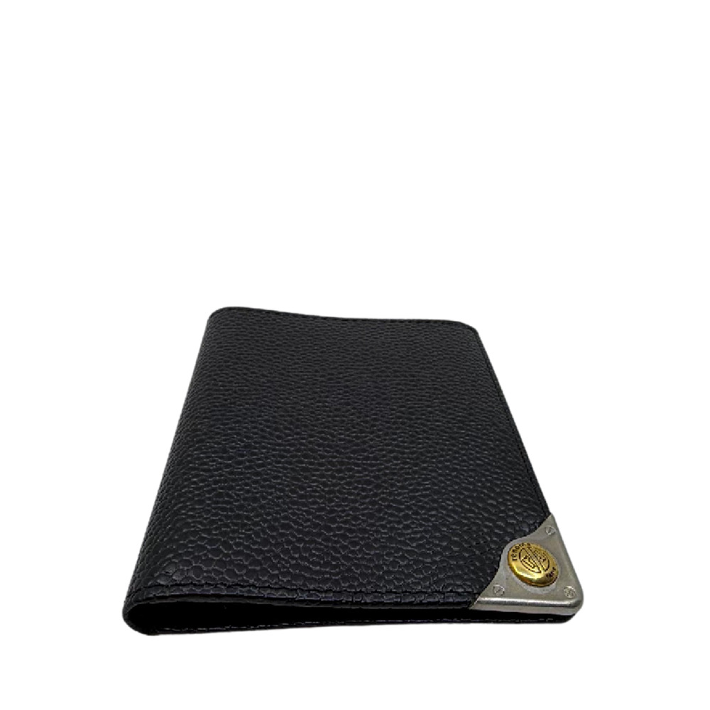 Renoma Black Pebbled Leather Wallet